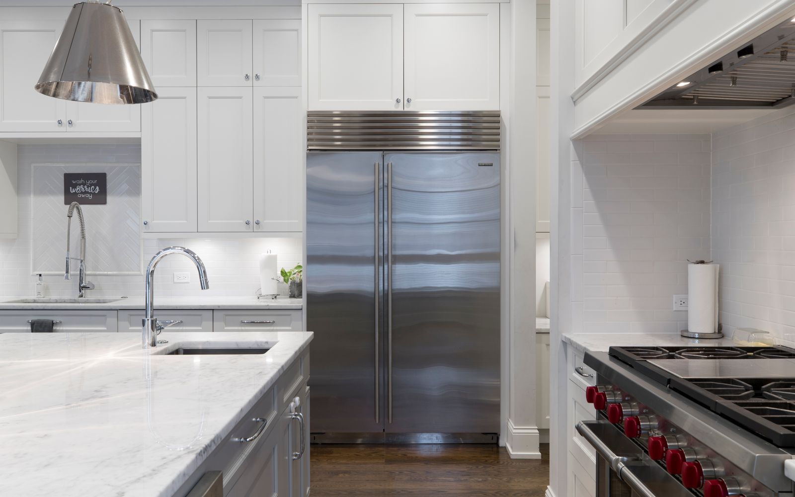 Refrigerator Repair Dallas &ndash; Refrigerator repair Dallas technician servicing a stocked refrigerator